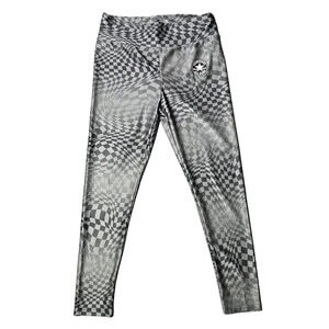 Converse Girl's Checkered Gray Leggings